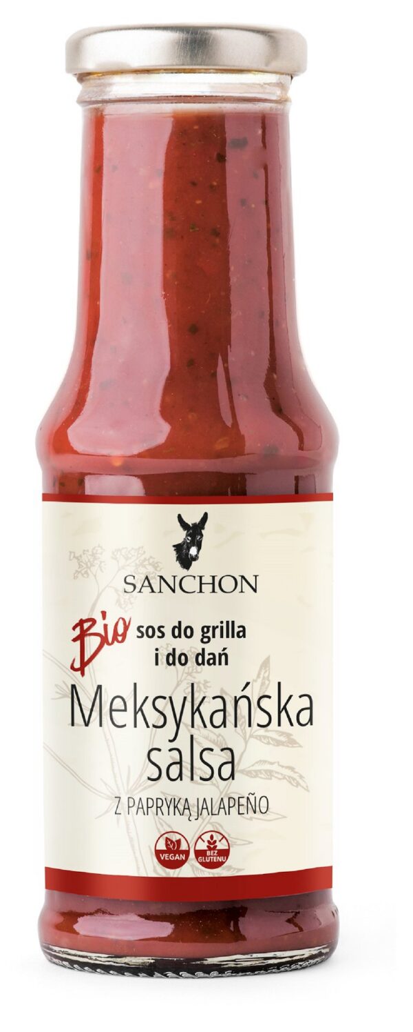 Sos meksykańska salsa bezglutenowy BIO 210 ml — Sanchon