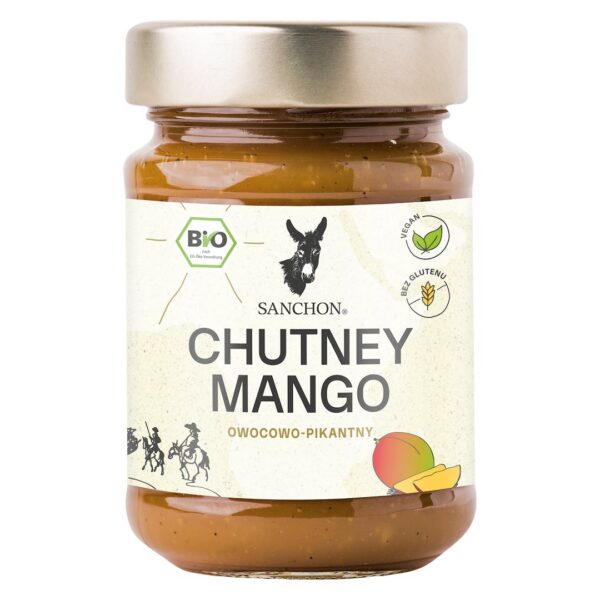 Sos mango chutney bezglutenowy BIO 200 g — Sanchon