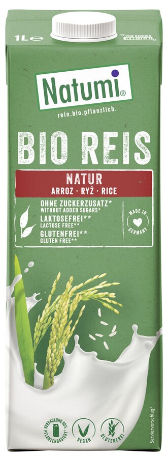 Napój ryżowy bez dodatku cukrów bezglutenowy BIO 1 L — Natumi