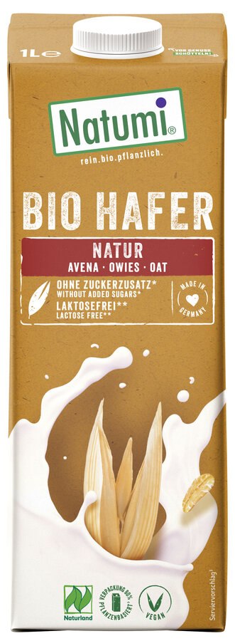 Napój owsiany bez dodatku cukrów BIO 1 L — Natumi