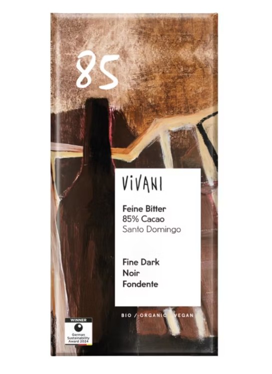 Czekolada gorzka 85 % BIO 80 g — Vivani