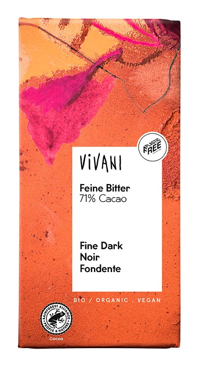 Czekolada gorzka 71 % BIO 80 g — Vivani