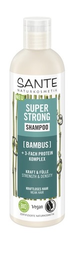 Szampon wzmacniający do włosów słabych i łamliwych bambus i potrójny kompleks proteinowy ECO 250 ml — Sante
