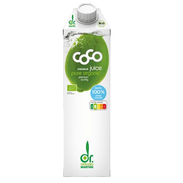 Woda kokosowa naturalna BIO 1 L — Coco