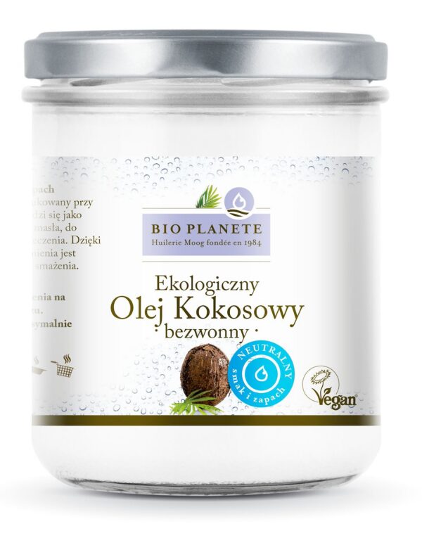 Olej kokosowy bezwonny BIO 400 ml – Bio Planète