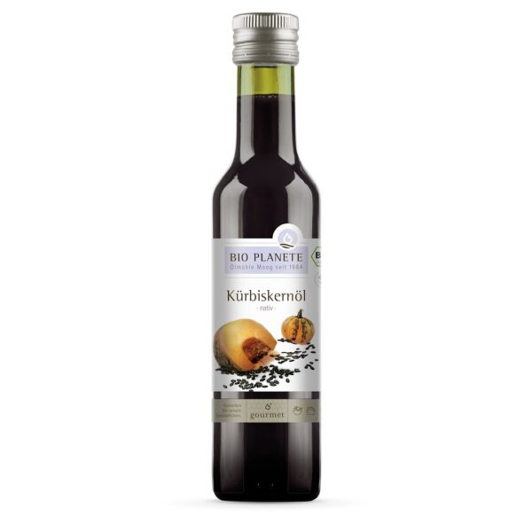 Olej z pestek dyni tłoczony na zimno BIO 250 ml – Bio Planète