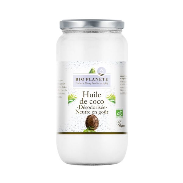 Olej kokosowy bezwonny BIO 950 ml – Bio Planète