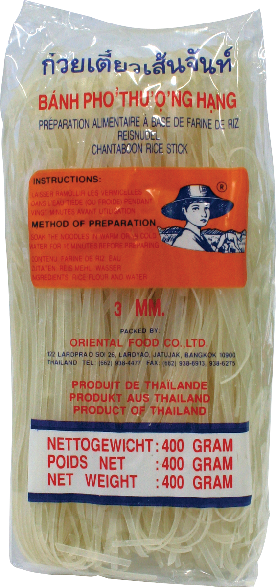 Makaron (tajski ryżowy) instant (3 mm) 400 g — Farmer