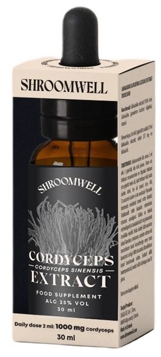 Grzyby cordyceps sinensis ekstrakt w kroplach 30 ml — Shroomwell