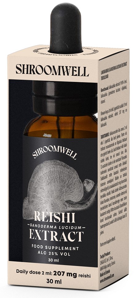 Grzyby reishi ekstrakt w kroplach 30 ml — Shroomwell
