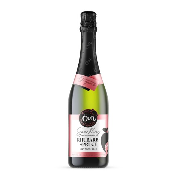 Napój bezalkoholowy rabarbarowo-świerkowy musujący BIO 750 ml — Oun