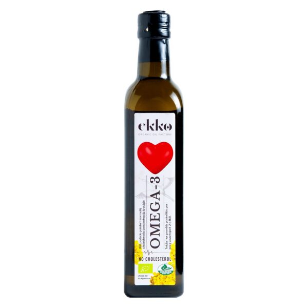 Omega-3-mieszanka z olejem lnianym BIO 500 ml — Ekko
