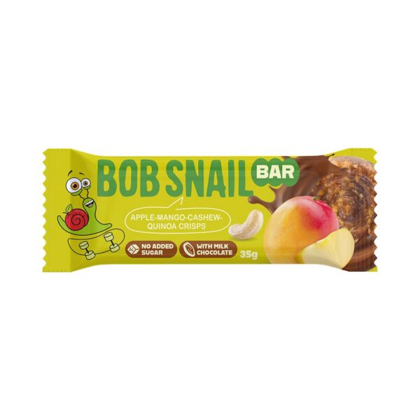 Baton jabłko-mango-orzechy nerkowca bez dodatku cukrów 35 g — Bob Snail