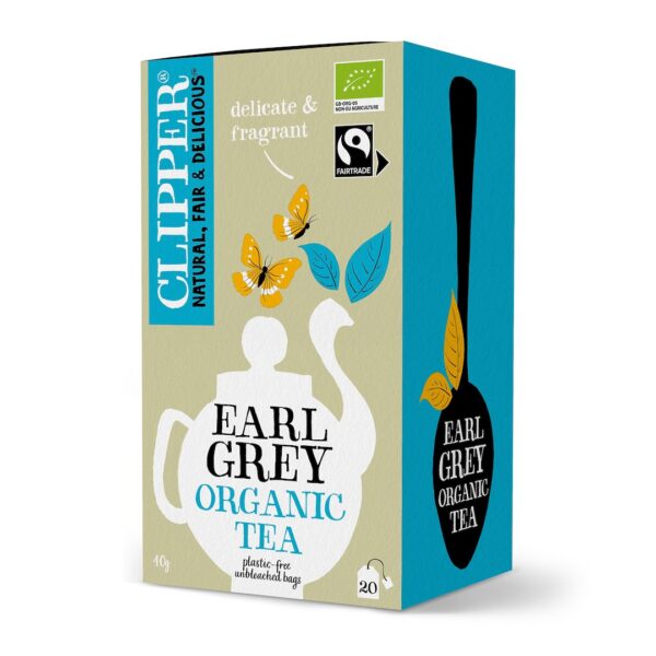 Herbata czarna Earl Grey Fair Trade BIO (20 x 2 g) 40 g — Clipper