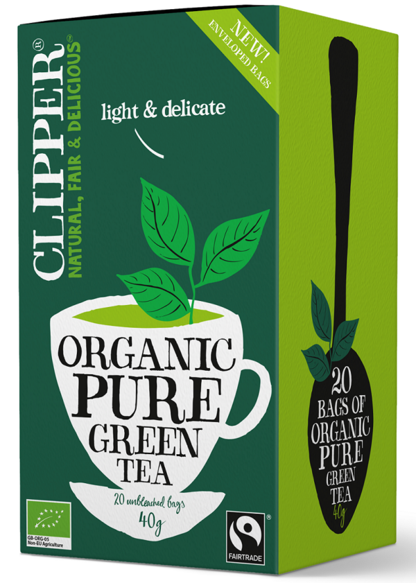 Herbata zielona Fair Trade BIO (20 x 2 g) 40 g — Clipper