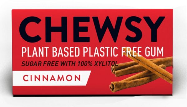 Guma do żucia z ksylitolem o smaku cynamonowym (10 szt.) 15 g — Chewsy