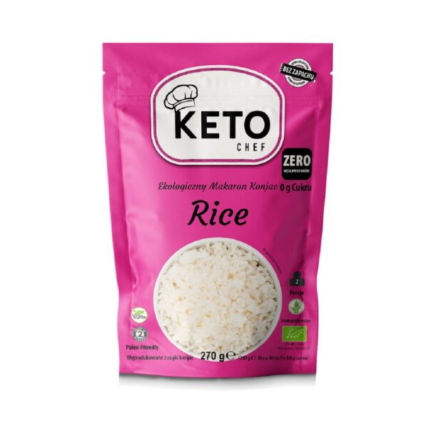 Ryż konjac BIO 200 g — Keto Chef