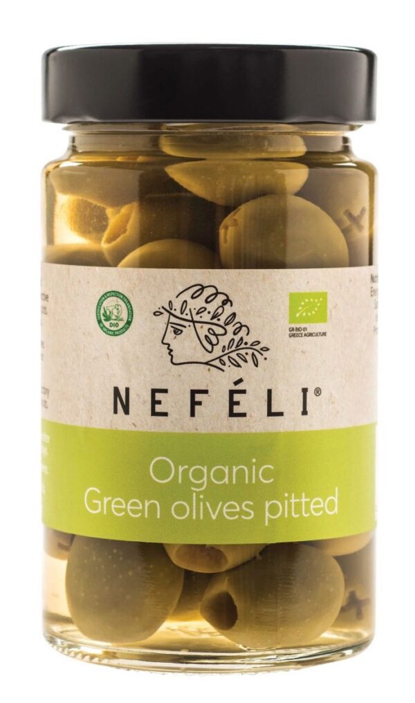 Oliwki zielone bez pestek w zalewie BIO 295 g (140 g) — Nefeli