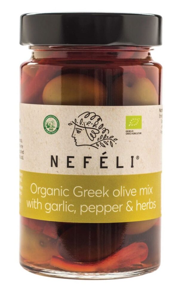 Oliwki mix bez pestek w zalewie BIO 295 g (140 g) — Nefeli