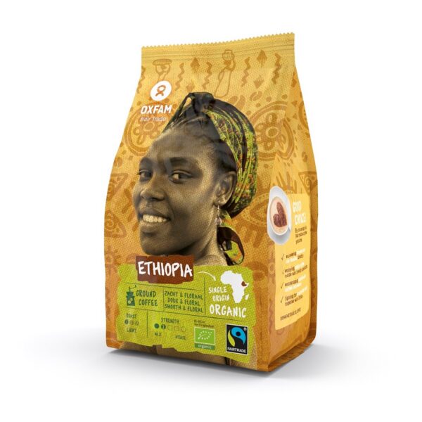 Kawa mielona arabica 100 % Yirgacheffe Etiopia Fair Trade BIO 250 g — Oxfam