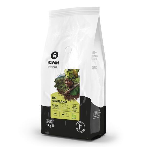 Kawa mielona arabica/robusta Wysokogórska Fair Trade BIO 1 kg — Oxfam