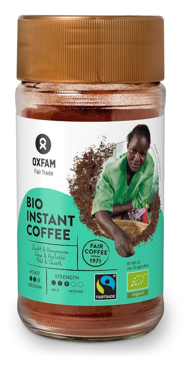 Kawa rozpuszczalna arabica/robusta Tanzania Fair Trade BIO 100 g — Oxfam