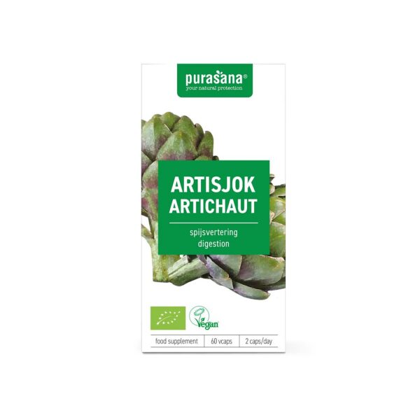 Karczoch ekstrakt BIO (300 mg) 60 kapsułek — Purasana