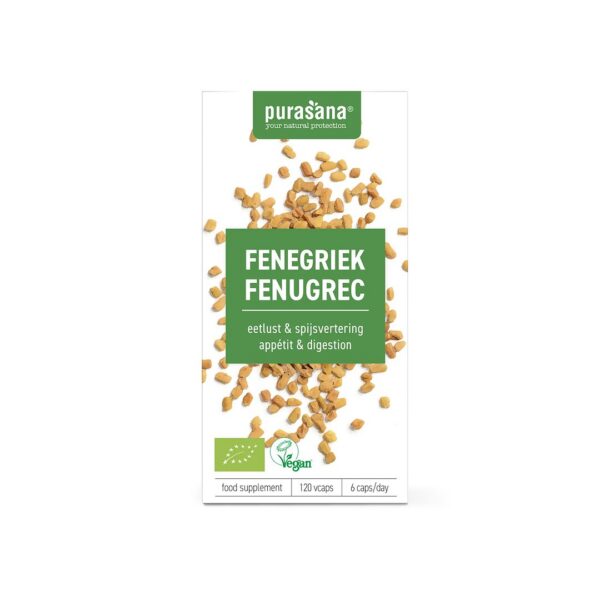 Kozieradka BIO (330 mg) 120 kapsułek — Purasana