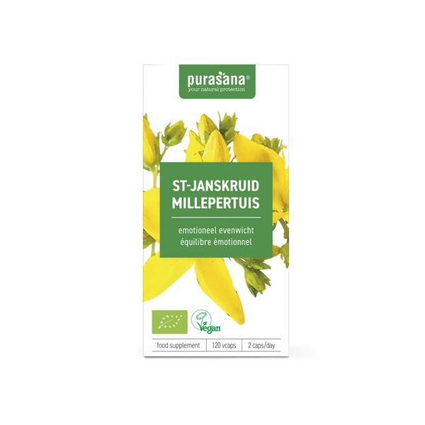 Dziurawiec BIO (230 mg) 120 kapsułek — Purasana