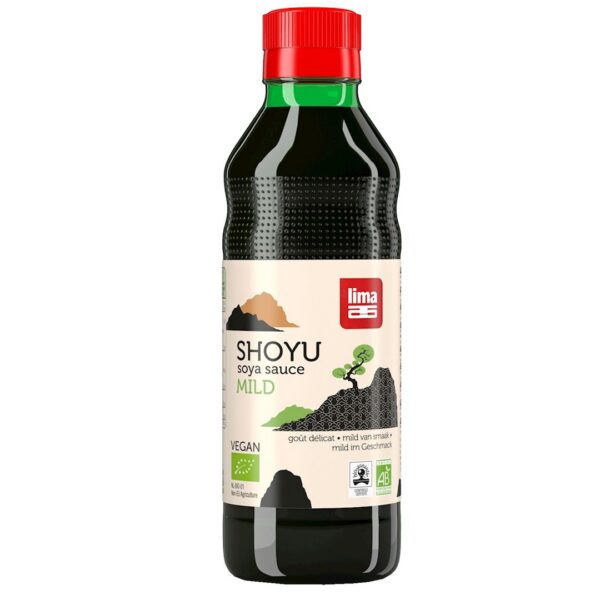 Sos sojowy shoyu łagodny BIO 250 ml — Lima