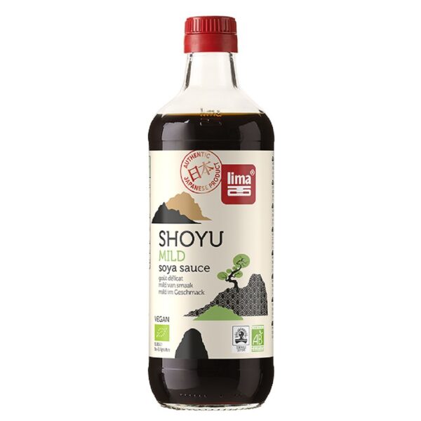 Sos sojowy shoyu łagodny BIO 500 ml — Lima