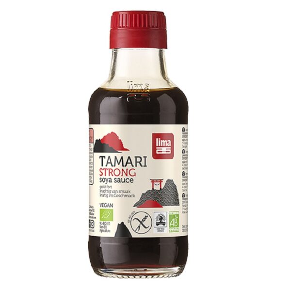 Sos sojowy tamari mocny bezglutenowy BIO 145 ml — Lima