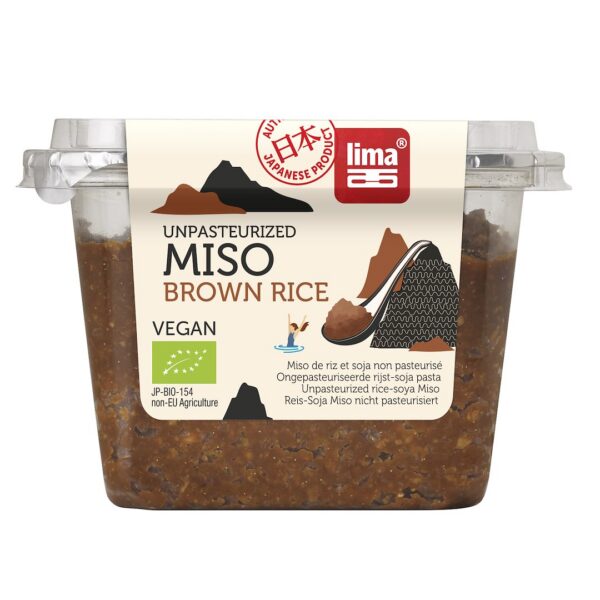 Miso Brown Rice (pasta z soi i ryżu brązowego) BIO 300 g — Lima