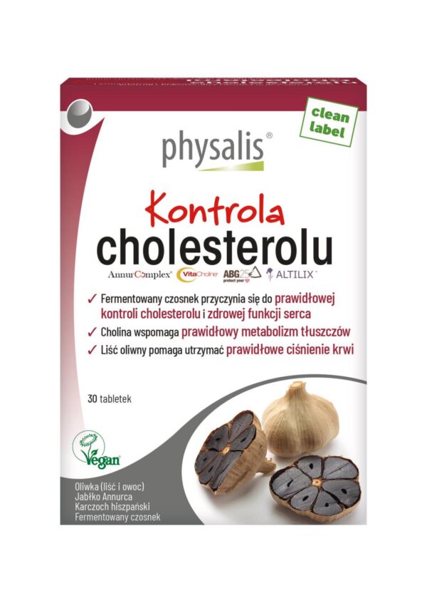 Tabletki z ekstraktem z jabłka annurca, liści oliwnych, karczocha i czosnku 30 szt. — Physalis