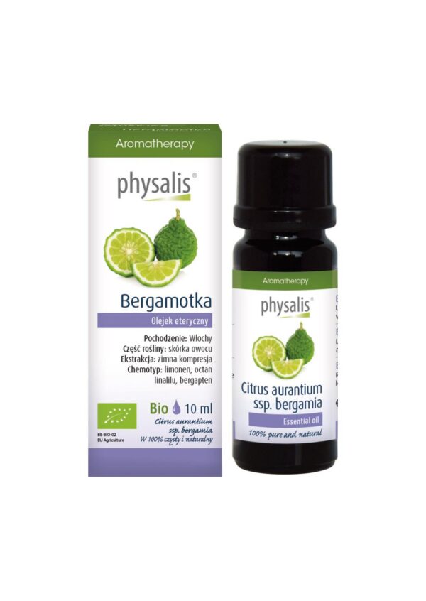 Olejek eteryczny bergamotka ECO 10 ml — Physalis