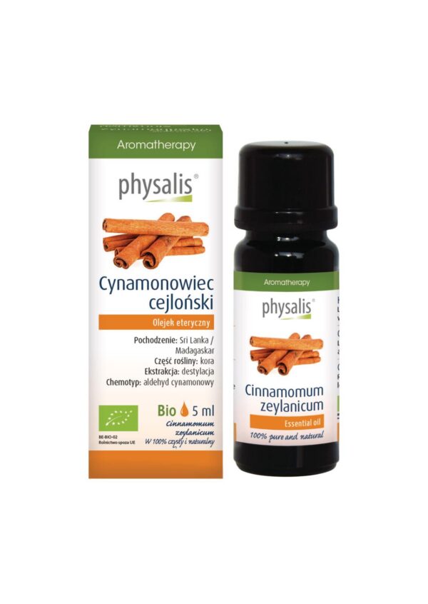 Olejek eteryczny cynamonowiec cejloński BIO 5 ml — Physalis