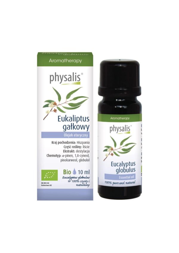 Olejek eteryczny eukaliptus gałkowy BIO 10 ml — Physalis