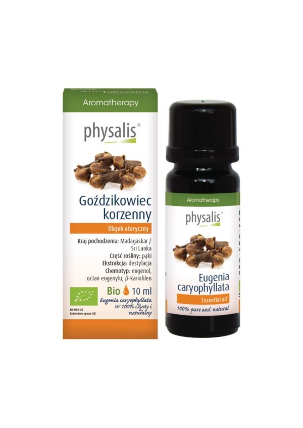 Olejek eteryczny goździkowiec korzenny BIO 10 ml — Physalis