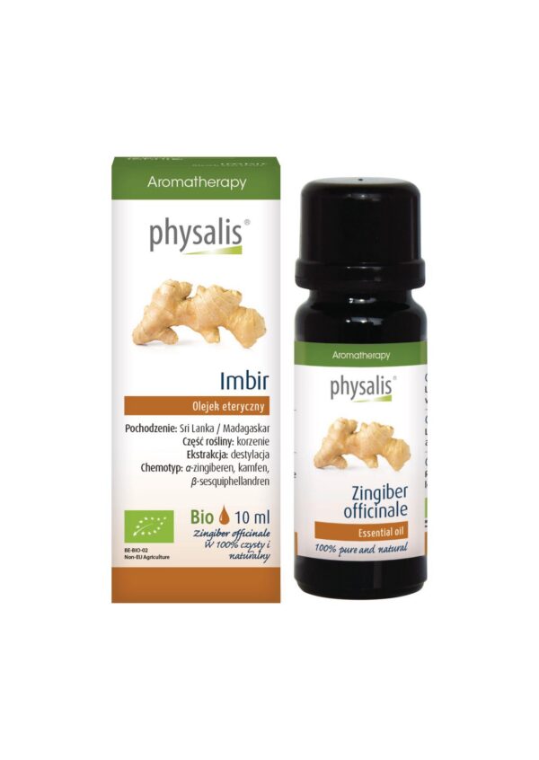 Olejek eteryczny imbir BIO 10 ml — Physalis