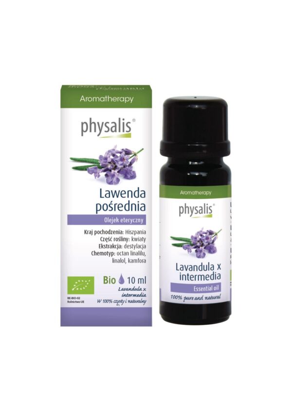 Olejek eteryczny lawenda pośrednia BIO 10 ml — Physalis