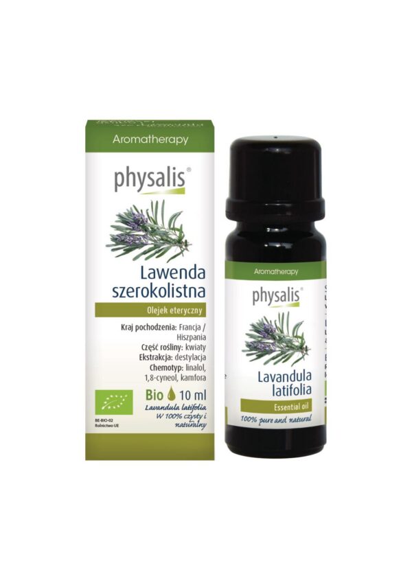 Olejek eteryczny lawenda szerokolistna BIO 10 ml — Physalis