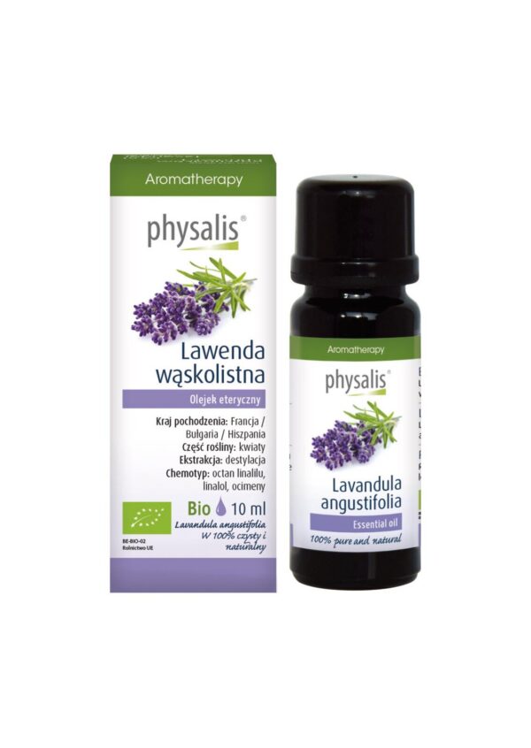 Olejek eteryczny lawenda wąskolistna BIO 10 ml — Physalis
