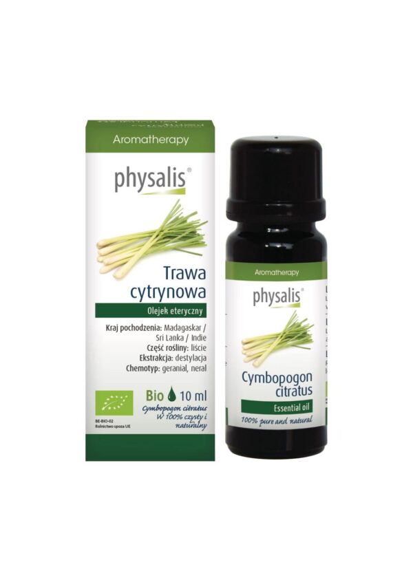 Olejek eteryczny trawa cytrynowa BIO 10 ml — Physalis