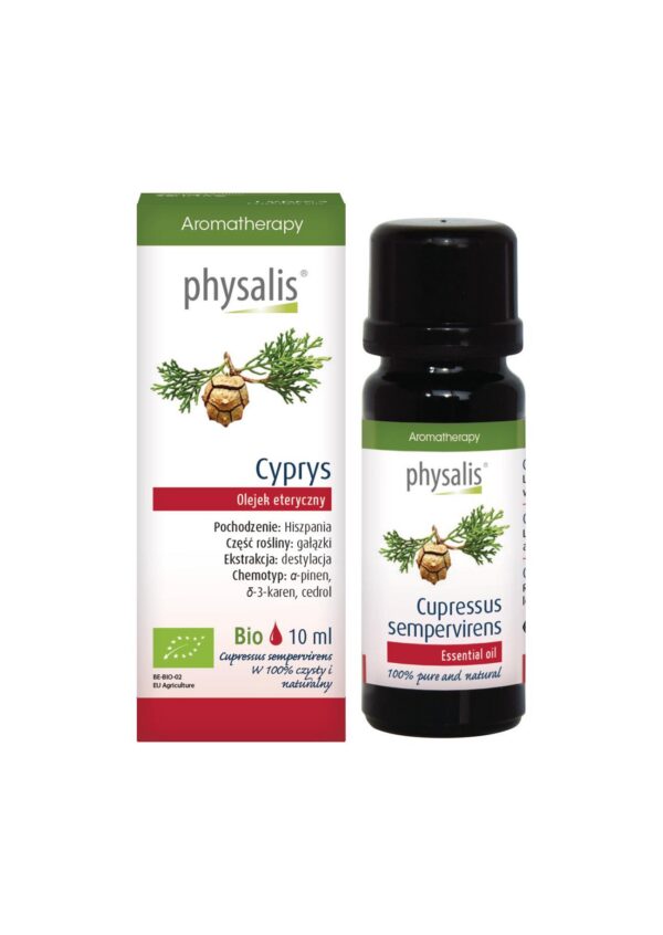 Olejek eteryczny cyprys BIO 10 ml — Physalis