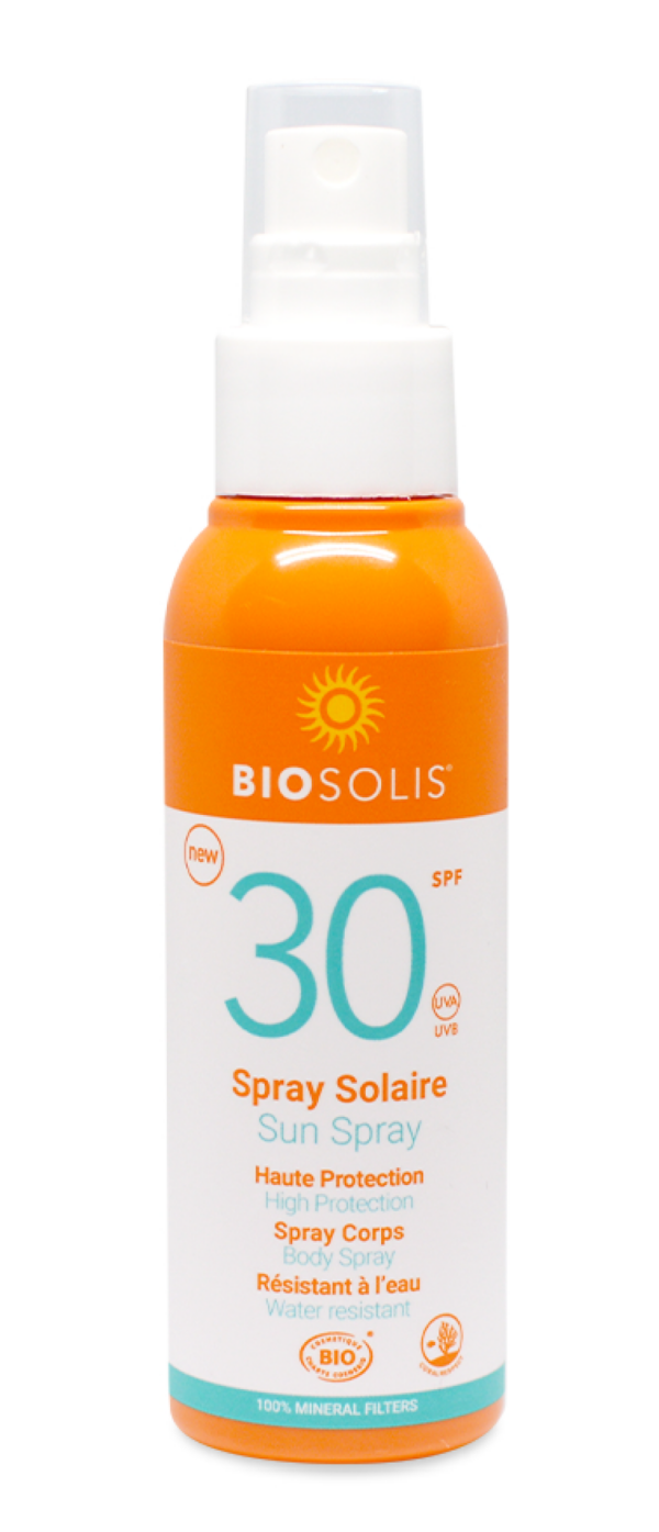 Mleczko przeciwsłoneczne do ciała SPF 30 w sprayu ECO 100 ml — Biosolis