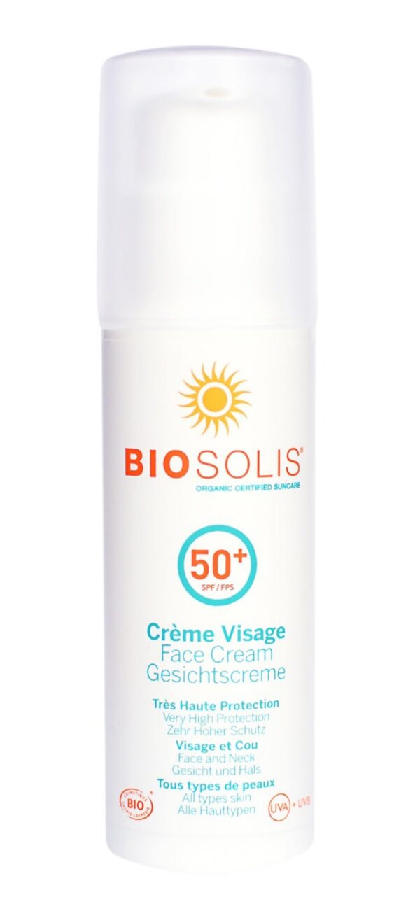 Krem przeciwsłoneczny do twarzy SPF 50+ ECO 50 ml — Biosolis