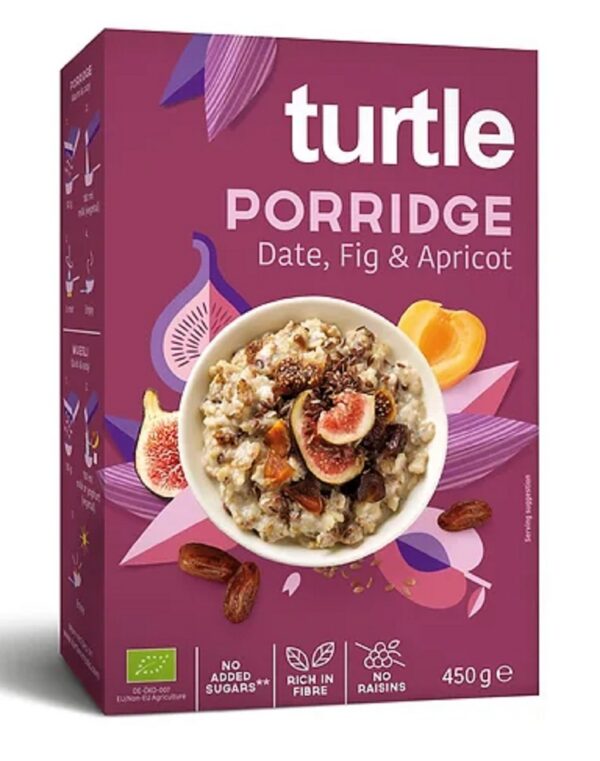 Owsianka z suszonymi owocami bez dodatku cukrów BIO 450 g — Turtle