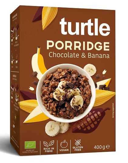 Owsianka czekoladowo-bananowa bezglutenowa BIO 400 g — Turtle
