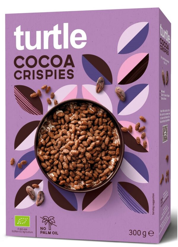 Chrupki ryżowe kakaowe BIO 300 g — Turtle
