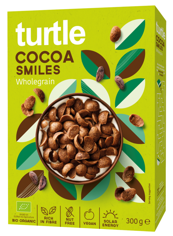 Muszelki kakaowe BIO 300 g — Turtle